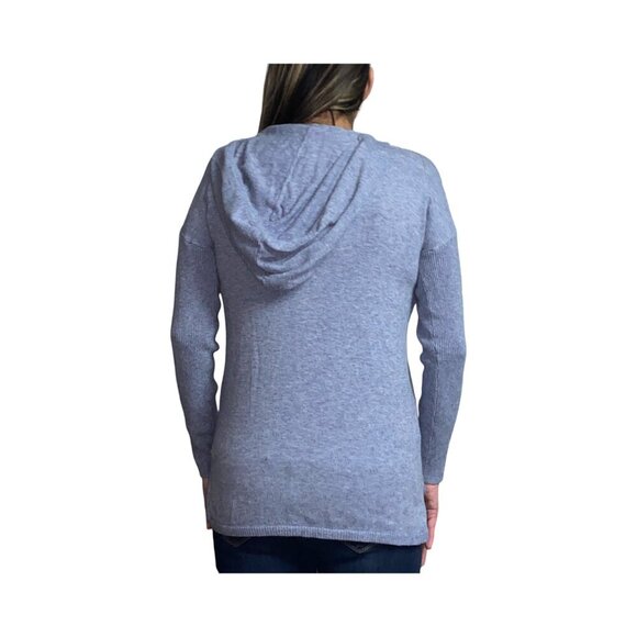 Sz.M*Miley Cyrus*Heather Blue Sweater/Hoodie--Kangaroo Pocket - Picture 5 of 7